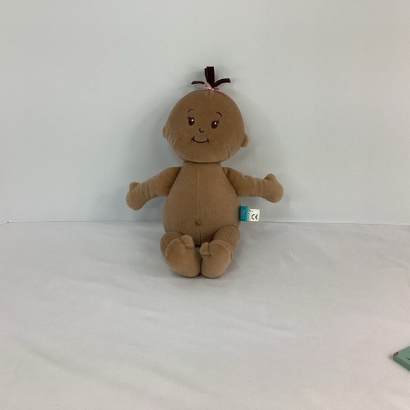 Manhattan Toy Wee Baby Stella Plush Stuffed Baby Doll Tan Brown Skin Tone 2014 - Picture 4 of 11